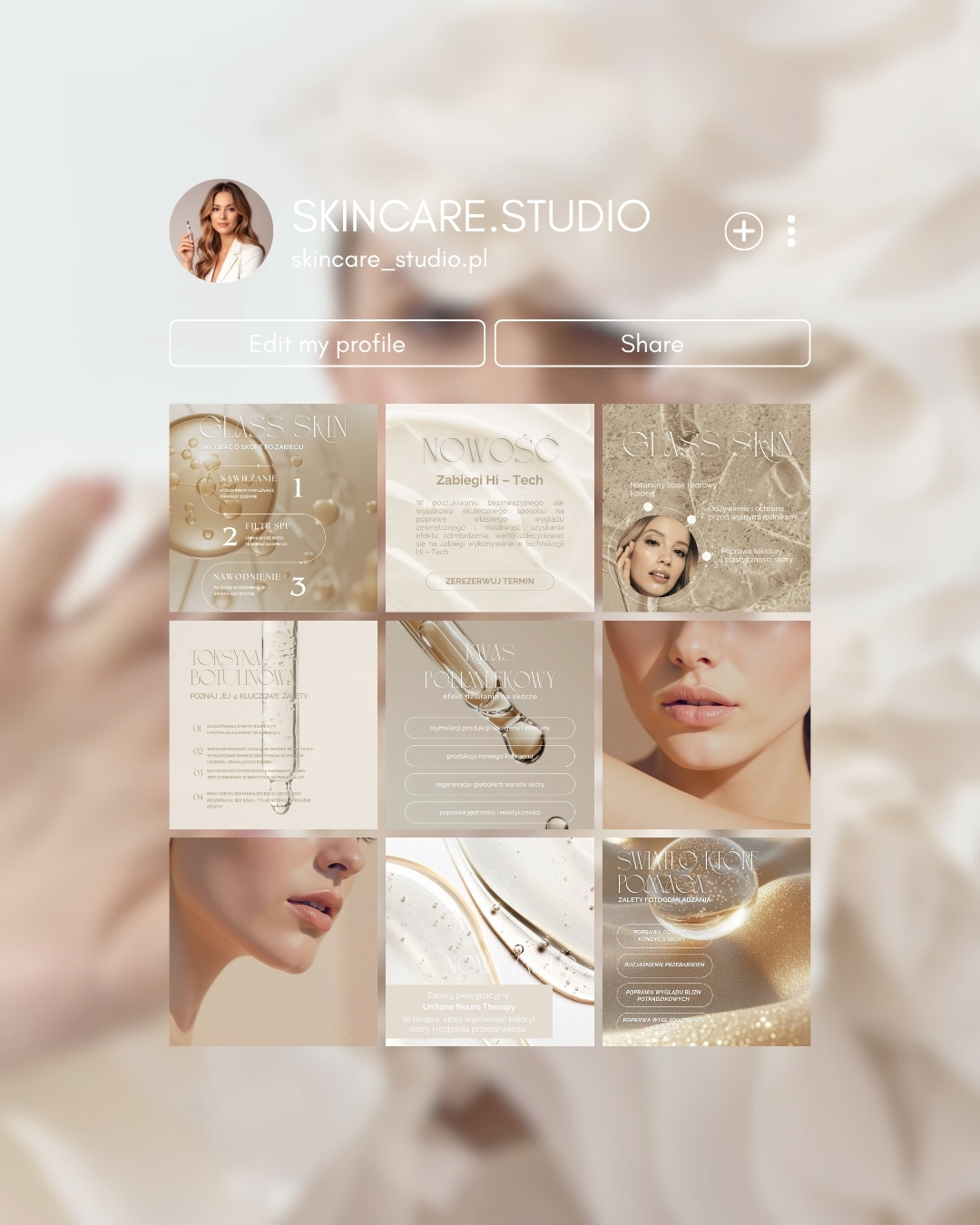 Szablony spersonalizowane Social Media • Premium Branding