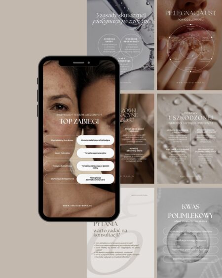 Med Aesthetic Expert • Szablony Canva • Social Media